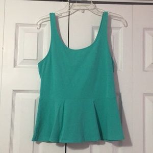 Peplum tank top from Express